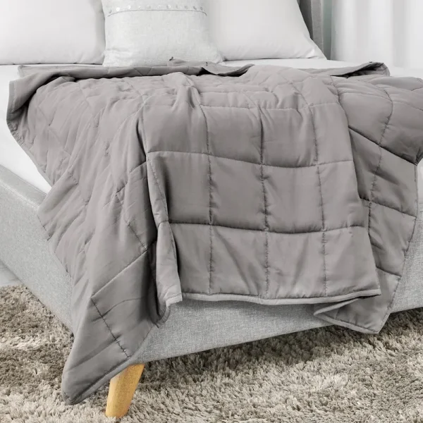 Tranquility Antimicrobial Quilted Weighted Blanket, 12lb