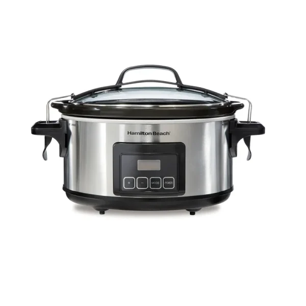 Hamilton Beach Programmable Stay or Go 6 Qt. Slow Cooker - Stainless