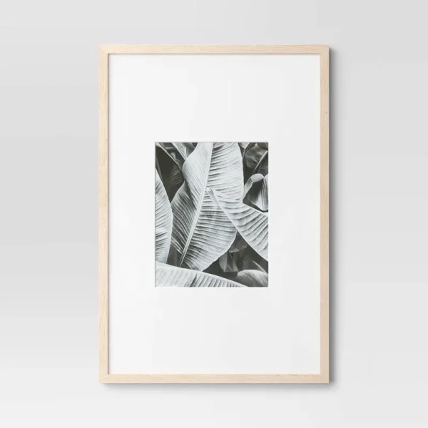 20" x 30" Matted to 11" x 14" Poster Frame Light Wood - Threshold