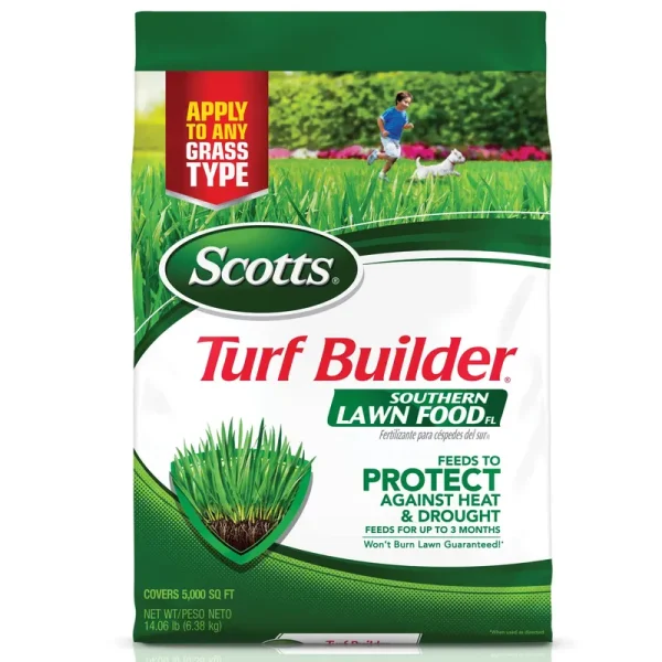 Scotts Turf Builder Southern Lawn Food Florida Fertilizer, 14.06lb