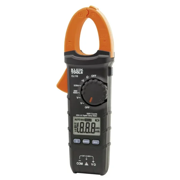 Klein Tools CL120 400 Amp AC Auto Ranging Digital Clamp Meter