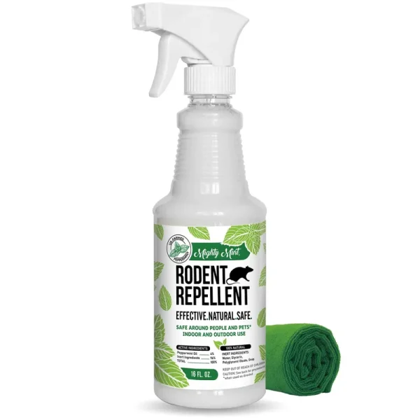 Mighty Mint 16 oz Peppermint Oil Rodent Repellent Spray