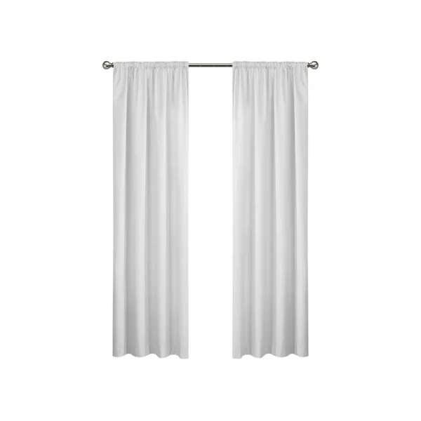 Eclipse Draft Stopper Window Curtain Panel, Size: 42 x 84, White