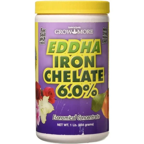 Grow More 6546 EDDHA Iron Chelate, 1-Pound