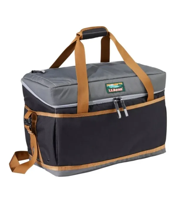 L.L.Bean Soft Pack Cooler, Family Black/Shale Gray Family