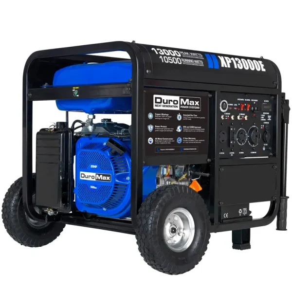 DuroMax XP13000E 13000 Watt Portable GAS Electric Start Generator-Instock
