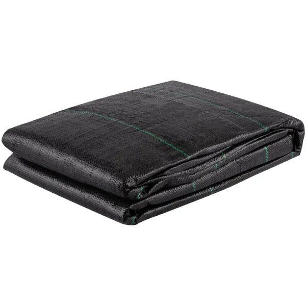 VEVOR Commercial Grade Driveway Fabric 12.5 ft. x 30 ft. Weed Block Fabric Heavy-Duty Underlayment Fabric for Walking Path