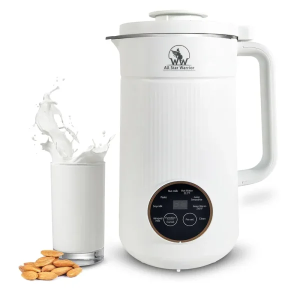 All Star Nut Milk Maker Machine 32oz - 8 in 1 Vegan Almond Milk Maker Machine - Soy Milk Maker Machine - Smoothie Maker Machine Soymilk Machine