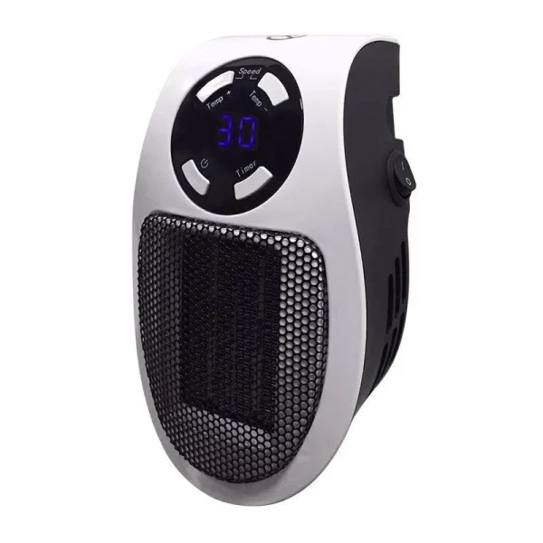 Programmable Space Heater with LED Display Wall-Outlet Electric Heater