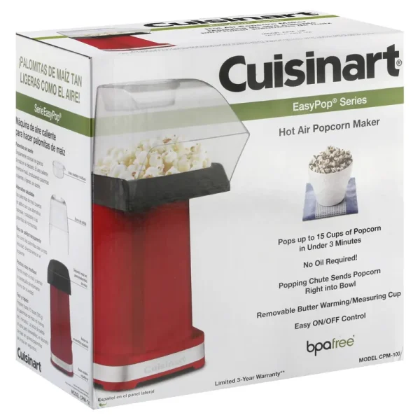 Cuisinart EasyPop Series Popcorn Maker, Hot Air