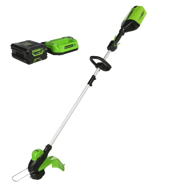 Greenworks Pro 13 in. 60V Battery Cordless TorqDrive Brushless String Trimmer with 2.0 Ah Battery and Charger