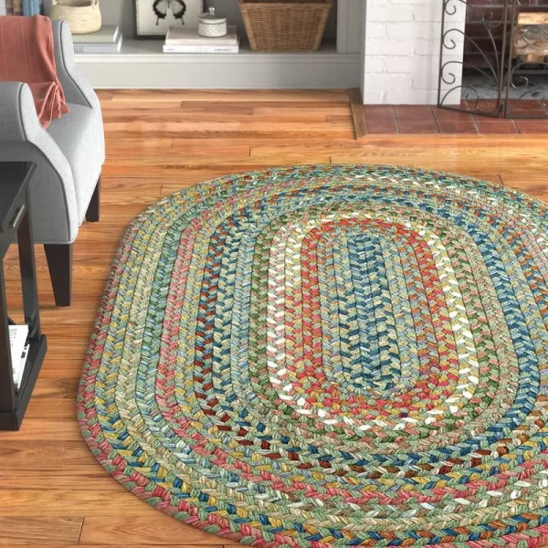 August Grove Carnelian Handmade Peridot Indoor/Outdoor Area Rug Size: Runner 2' x 6' Green