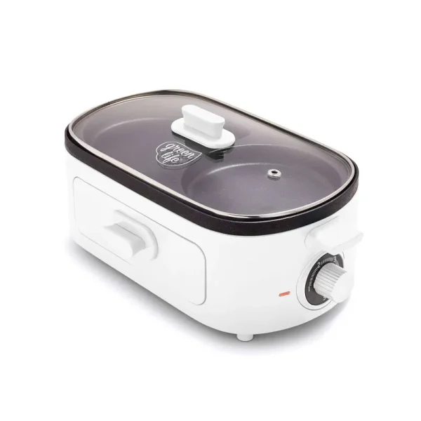 GreenLife 3 in 1 Breakfast Maker, White