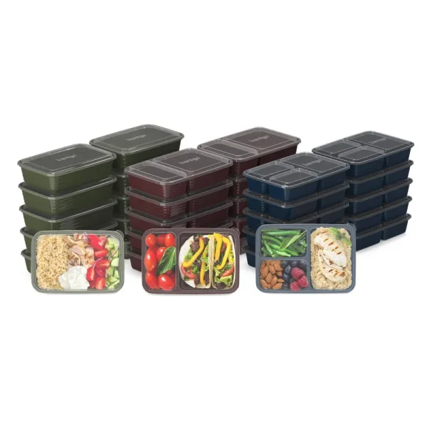 Bentgo 60-Piece Meal Prep Kit ,Rich