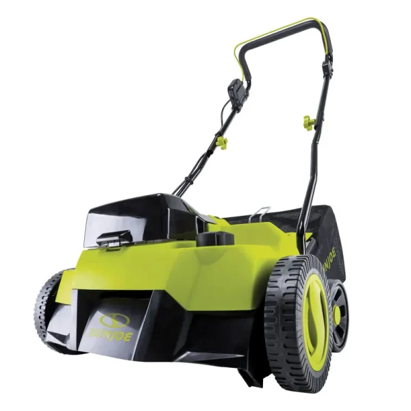 Sun Joe 24V-X2-DTS15-CT Scarifier and Dethatcher, Tool Only, 5-Depth Positions, 15-Inch, Brushless Motor