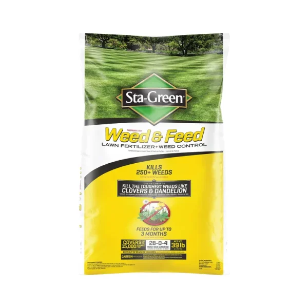 Sta-Green Weed and Feed 39-lb 15000-sq ft 28-0-4 All-Purpose Lawn Fertilizer | 2149601768