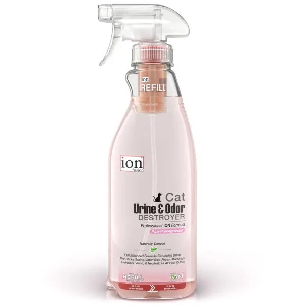 Ion Fusion Professional Ion Formula Acai Pomegranete Cat Urine & Odor Destroyer, 32-oz