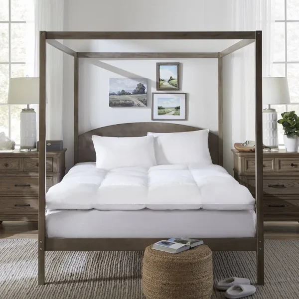 Pacific Coast Feather Baffle Box Feather Bed, Queen