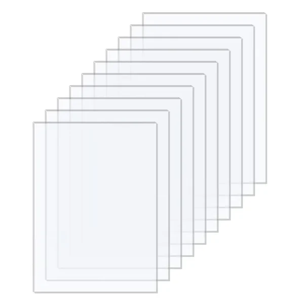 Displaybug Acrylic Frame ÿ Standoff Floating Frame for Photos, Diplomas, Certificates, Posters ÿ Modern and Minimalist Acrylic Picture Frame for