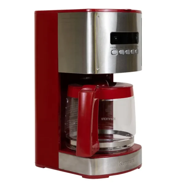 Kenmore 40707 12 Cup Programmable Coffee Maker in Red JJ342581