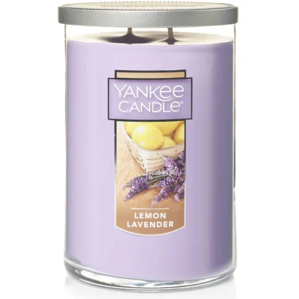 Yankee Candle Large 2-Wick Tumbler Candle, Lemon Lavender, 22 oz