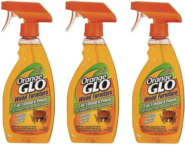 Orange Glo 640823841079 (Pack of 3) Wood Furniture 2-in-1 Clean and Polish
