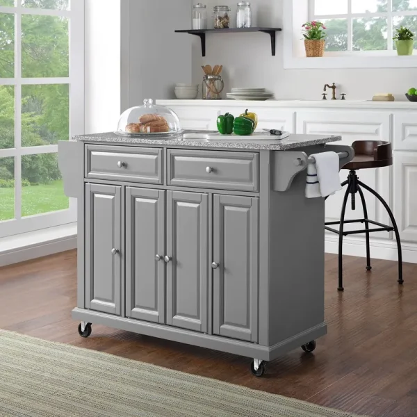 Crosley Full Size Kitchen Cart - Color:grey