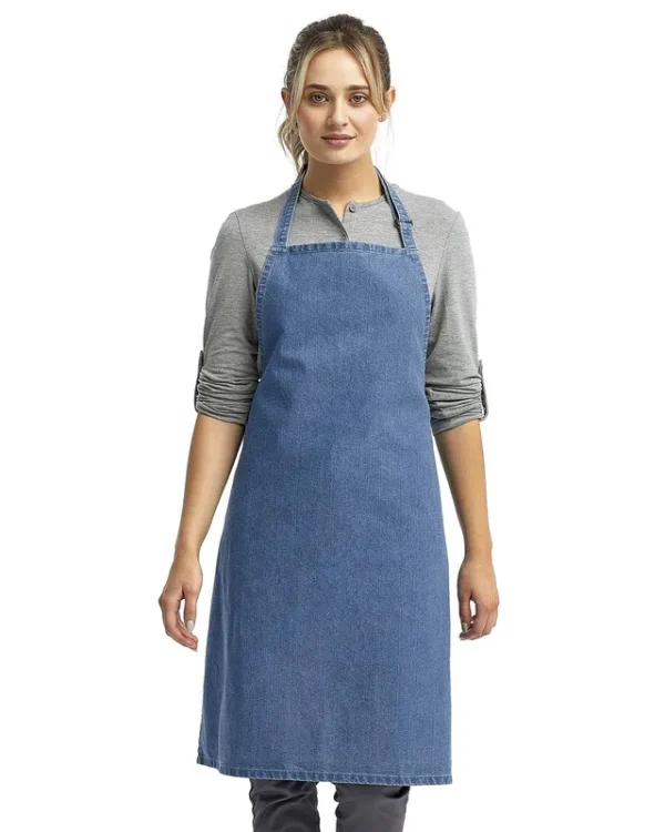Artisan Collection by Reprime RP150 - Colours Sustainable Bib Apron Blue Denim