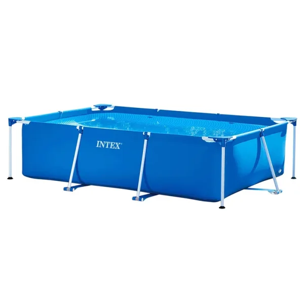 Intex 86" x 59" x 23" Rectangular Frame Above Ground Baby Splash Swimming Pool