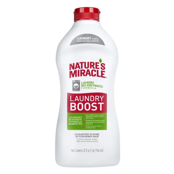 Natures Miracle Laundry Boost Stain and Odor Removing Additive - 32 fl oz