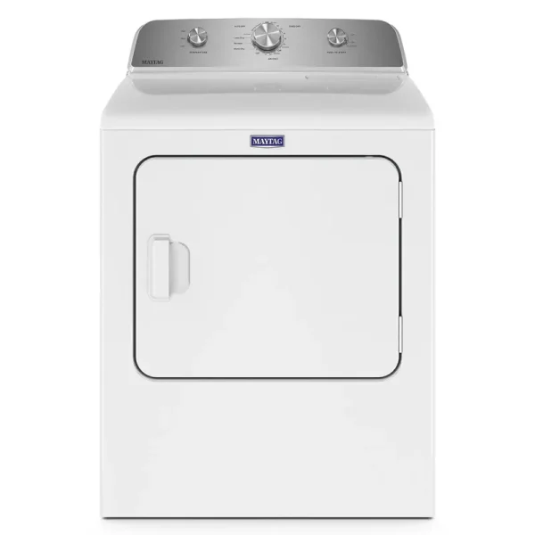 Maytag - 7.0 Cu. ft. Electric Dryer with Wrinkle Prevent - White - MadeInUSA