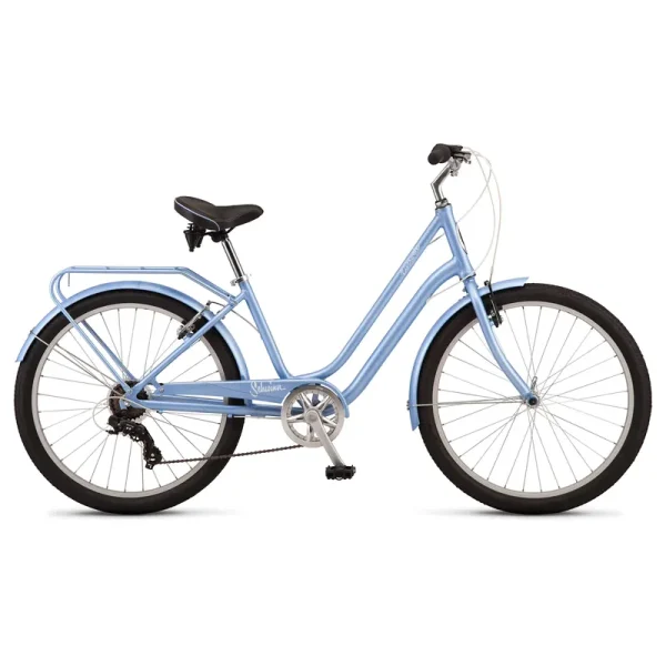 Schwinn Riverwalk Comfort Bike, 26 in Wheels, 7 Speed, Blue