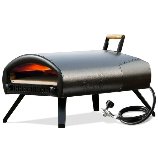 Bertello Grande 16" Outdoor Pizza Oven - Gas & Wood Fired Simultaneously - Outdoor Pizza Oven AS SEEN ON SHARK TANK - PATENTED
