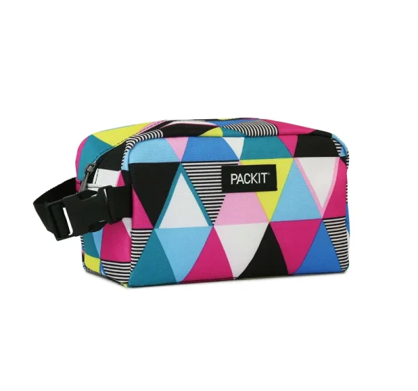 Packit Freezable Snack Box Triangle Stripes