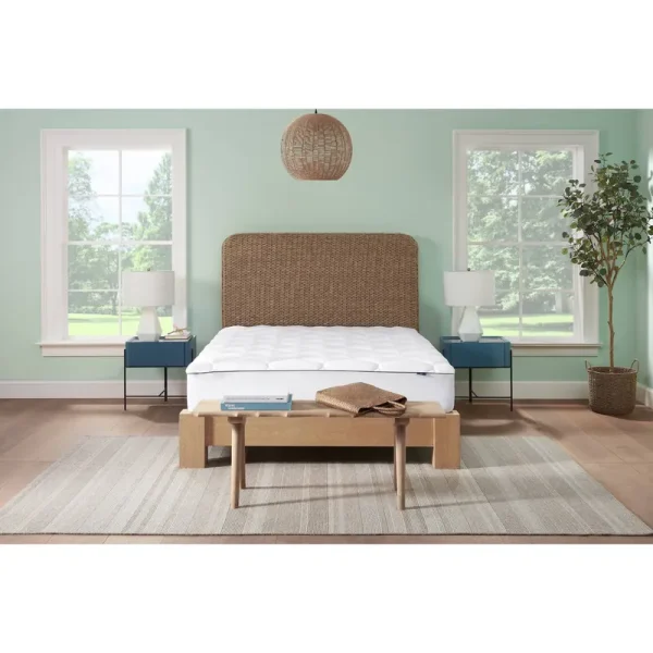Serta Ocean Breeze Full Mattress Pad - White