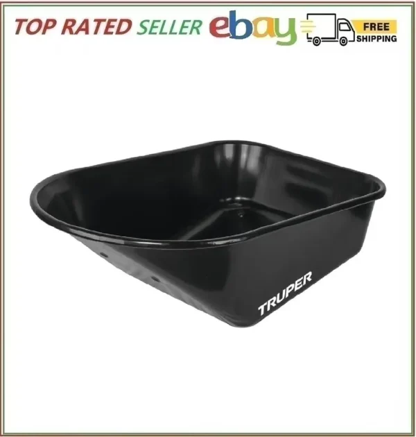 6 Cu. Ft. Steel Tray for Wheelbarrow Garden Planting Landscaping Lifting Tool