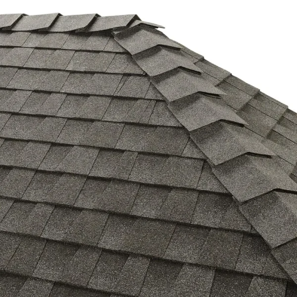 GAF Ridglass Pewter Gray Hip & Ridge Roof Shingles Bundle - 31 Linear Feet