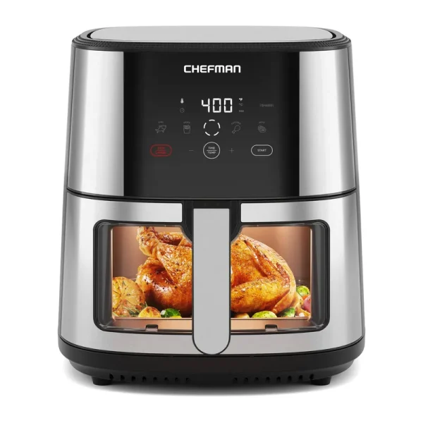 Chefman TurboFry Touch 8-Qt. Air Fryer - Stainless Steel