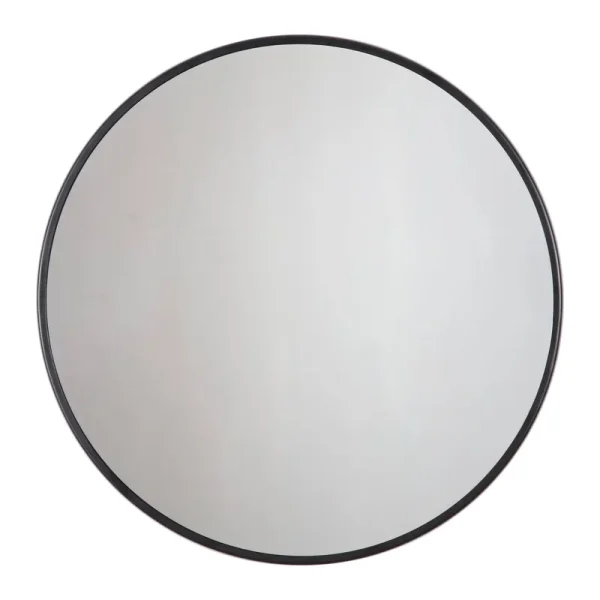 Habitat MR3719W Adelina Circular Mirror, Black