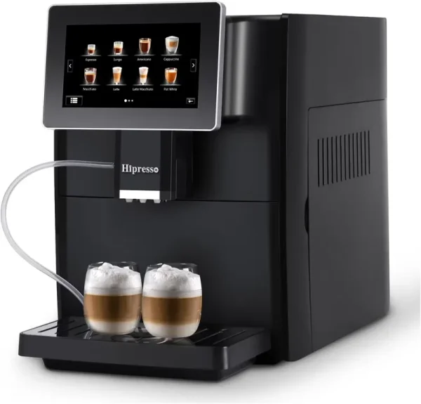 Hipresso CM - 1001 Programmable Super - Automatic Espresso Coffee Machine with Large 7 in HD TFT Display