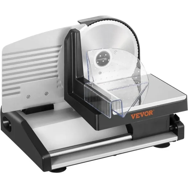 VEVOR 7.5" Meat Slicer 200W Electric Deli Slicer for Meat Veggie Bread