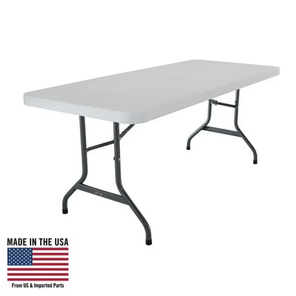 Lifetime 6' Commercial Grade High - Quality Folding Table, White