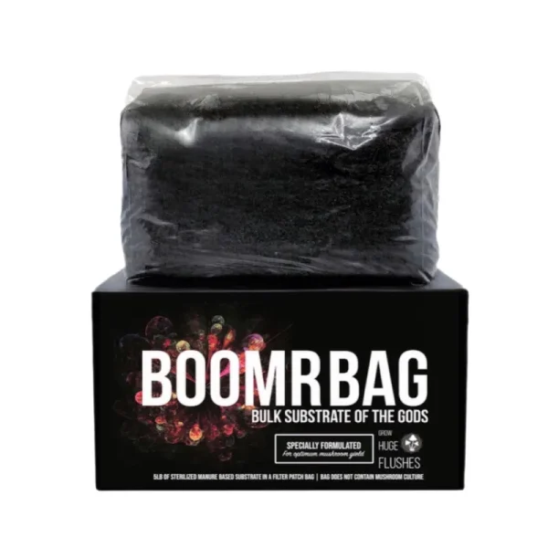 Boomr Bag 5lb | Manure Based Bulk Substrate Blend | Grow Edible Mushrooms at Home