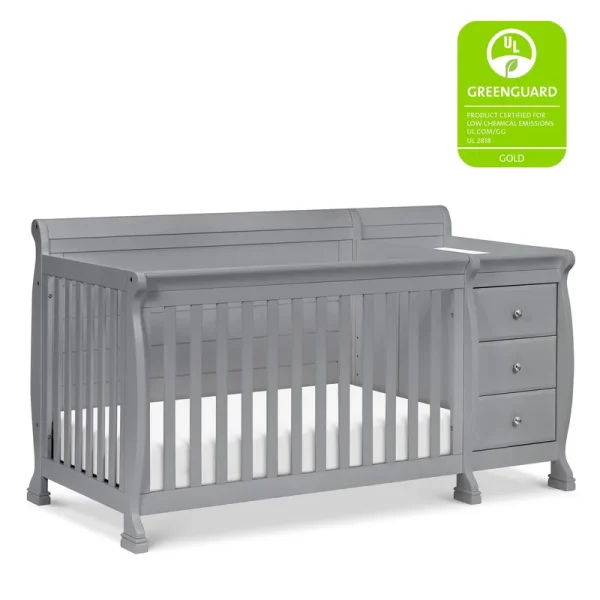 Davinci Kalani 4 - in - 1 Convertible Crib & Changer in Grey