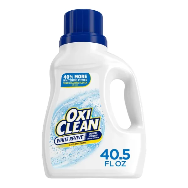 OxiClean White Revive Laundry Stain Remover, 40.5 fl oz