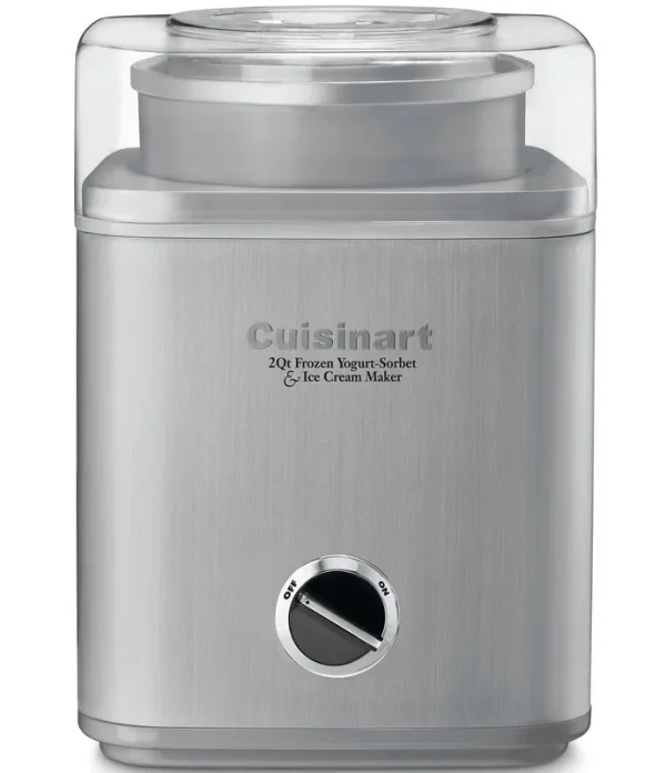 Cuisinart 2 qt Pure Indulgence Frozen Yogurt, Ice Cream & Sorbet Maker