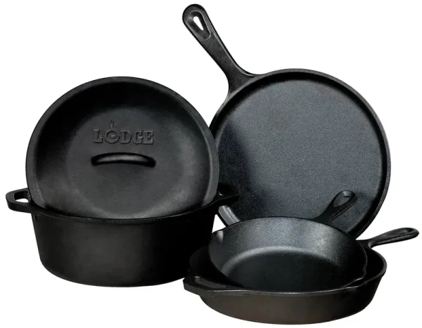 Lodge Cast Iron 5 Piece Set