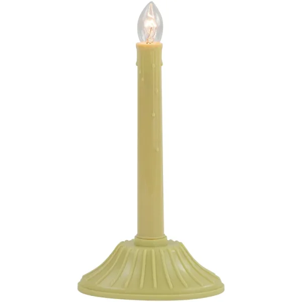 Northlight Ivory Single Light Christmas Candolier Candle Lamp - 9.5 inch