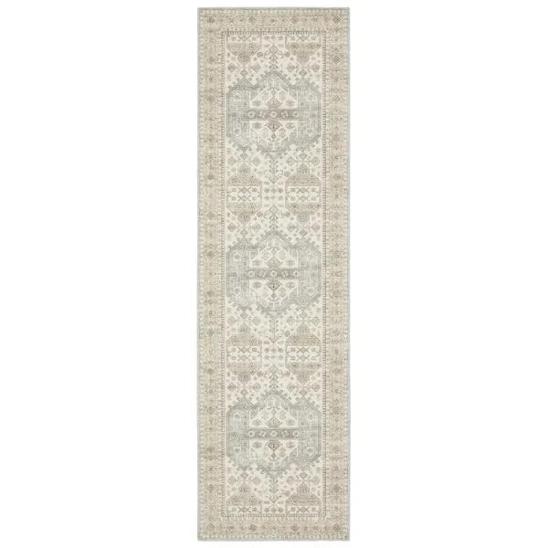 Harmony Sand 2 ft. x 7 ft. Indoor Machine Washable Runner Rug