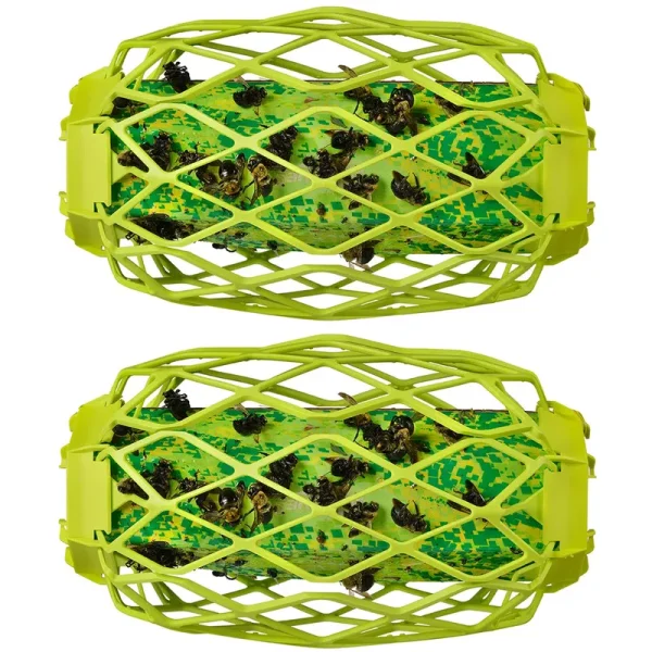 Rescue! Carpenter Bee TrapStik Also Works On Wasps, Mud Daubers - 2 Traps